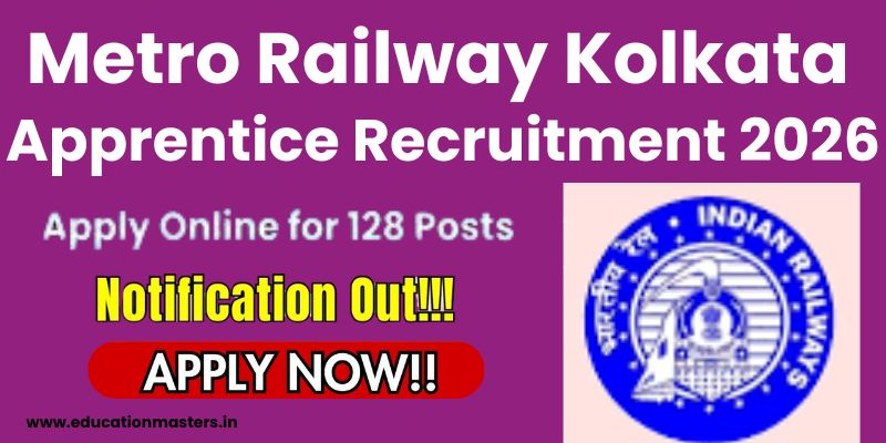 Metro Railway Kolkata Act Apprentice Recruitment